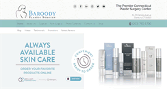 Desktop Screenshot of baroodyplasticsurgery.com